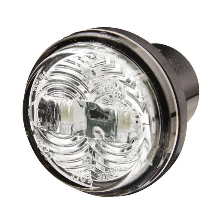 Gaismas gaismas diode, apaļa, 12 V, caurspīdīga, pieskrūvējama, 30 mm, 2PF340825041 Hella