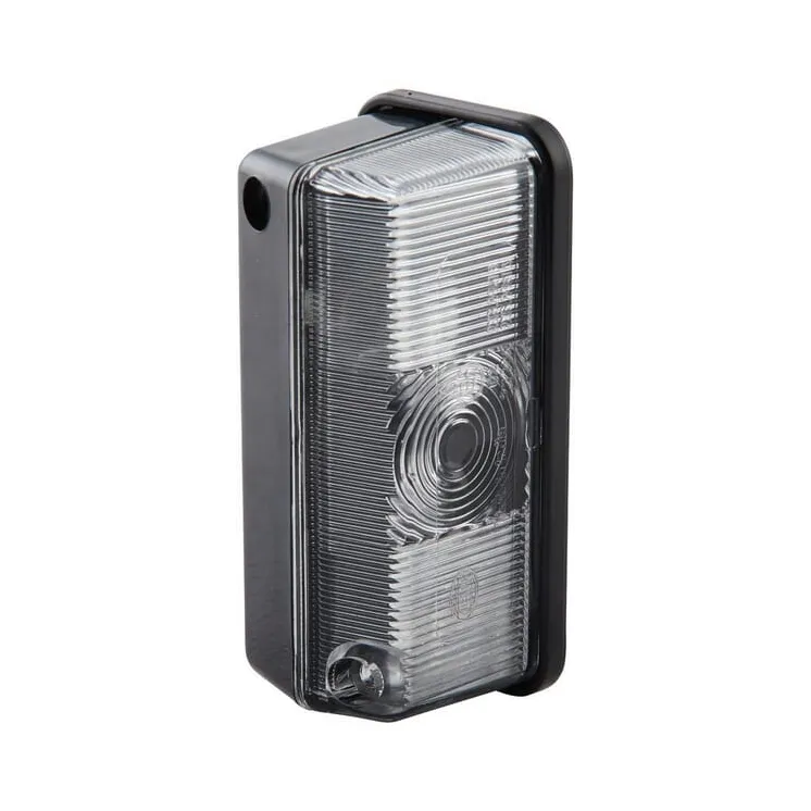 Marker light 4W, rectangular, 12/24V, white, bolt on,   2XS005020077 Hella