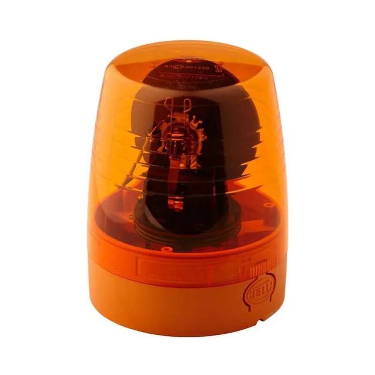 Rotating beacon Halogen, 24V, housing: yellow, bolt on,  147mm x190.5mm, JuniorPlus by   2RL008965011 Hella