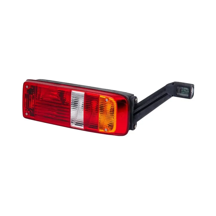 Rear light RH rectangular, 24V, amber/transparent/red, bolt on,   2VP340931161 Hella 2VP340931101
