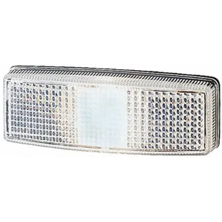 Marķieris 5W, taisnstūrveida, 12V, caurspīdīgs, pieskrūvējams, 110x25x40mm, 2PF006717011 Hella