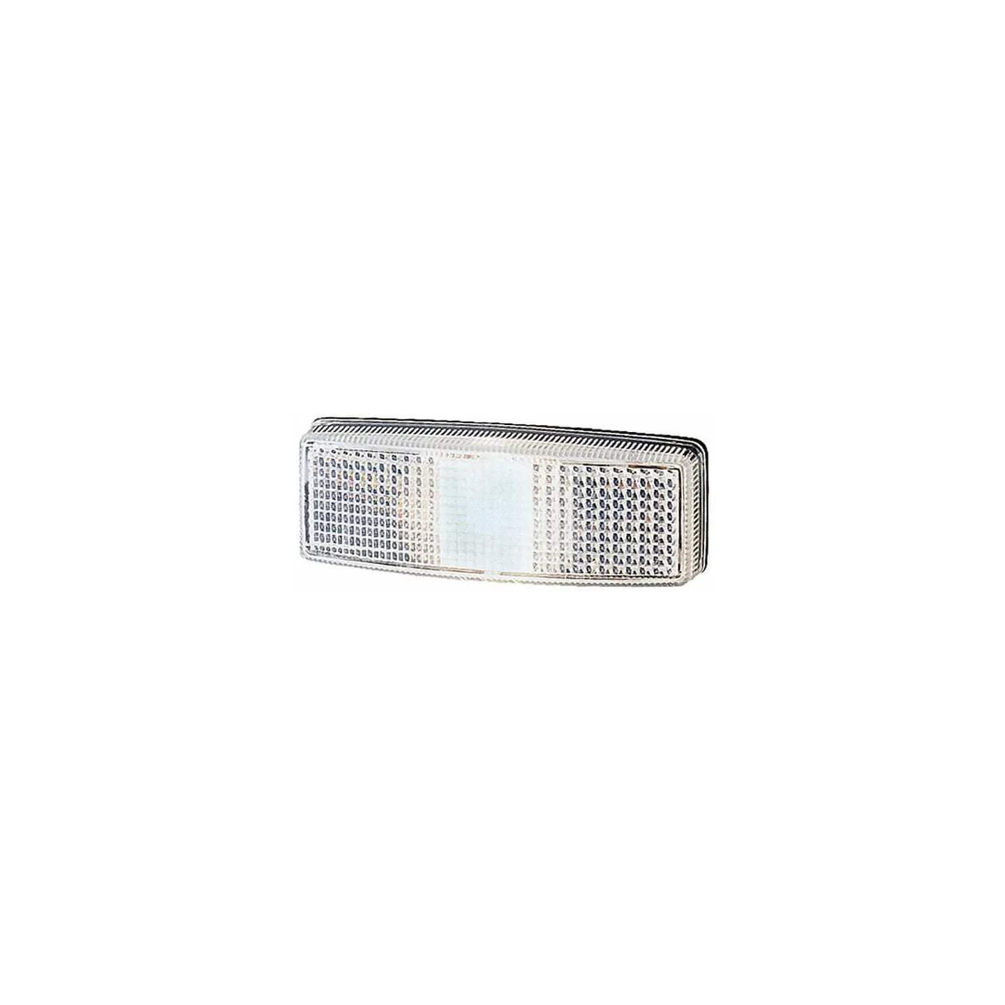 Marķieris 5W, taisnstūrveida, 12V, caurspīdīgs, pieskrūvējams, 110x25x40mm, 2PF006717011 Hella
