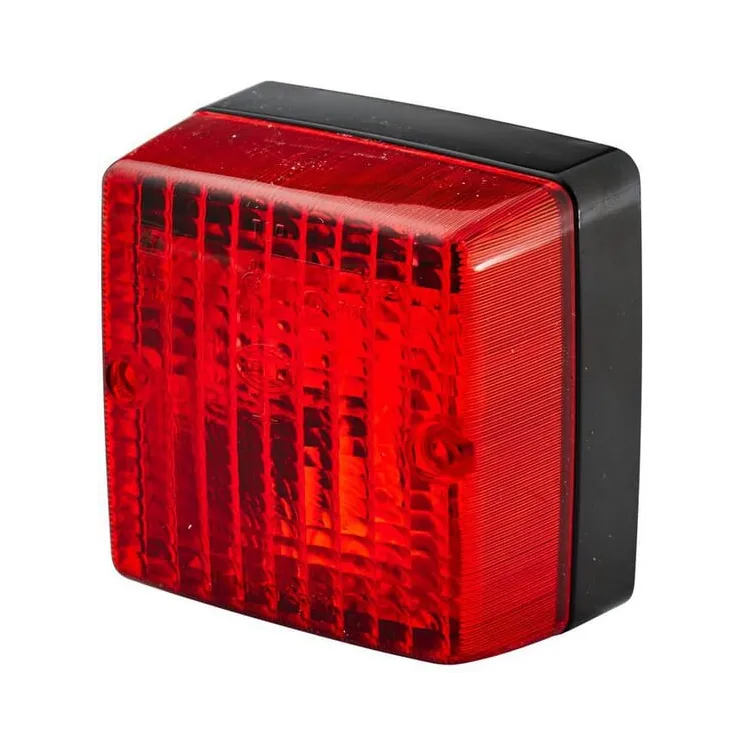 Miglas lukturis kvadrātveida, 12V, sarkans, pieskrūvēts, 97x57x97mm, 2NE003315011 Hella