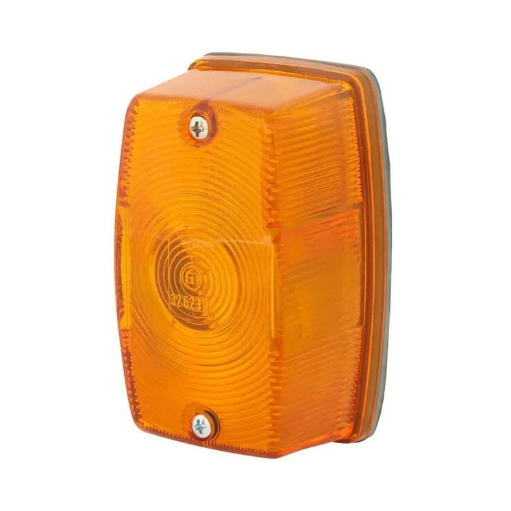 Indikatora gaisma 21W, taisnstūrveida, 12/24V, dzintara, pieskrūvēta, 114x50x70mm, 2BA002324001 Hella