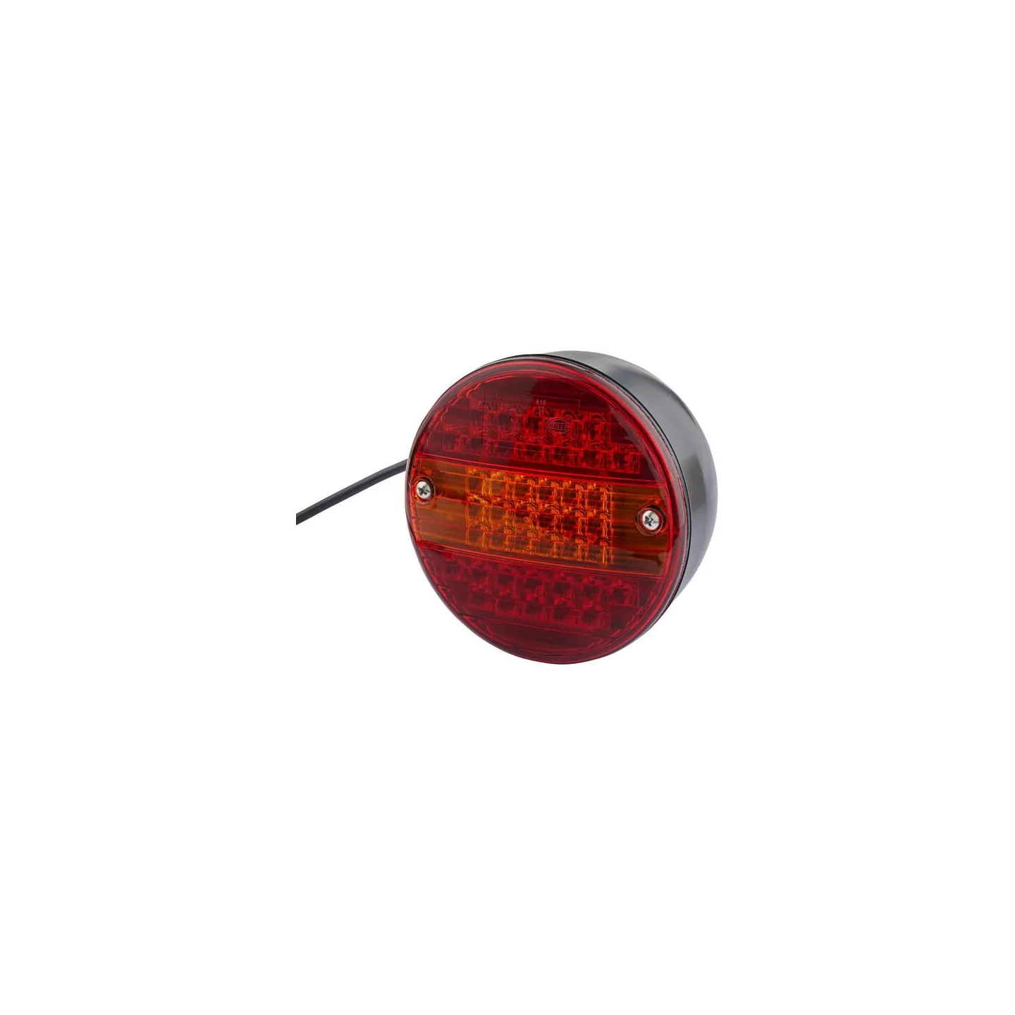 Aizmugurējais gaismas diode, apaļš, 24 V, sarkans/oranžs, pieskrūvēts, 140 mm, 42 LED, 2SD001685347 Hella