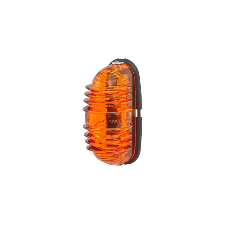 Indikators 18W, ovāls, 12V, dzintars, skrūvējams, 83x41mm, 2BA001227211 Hella