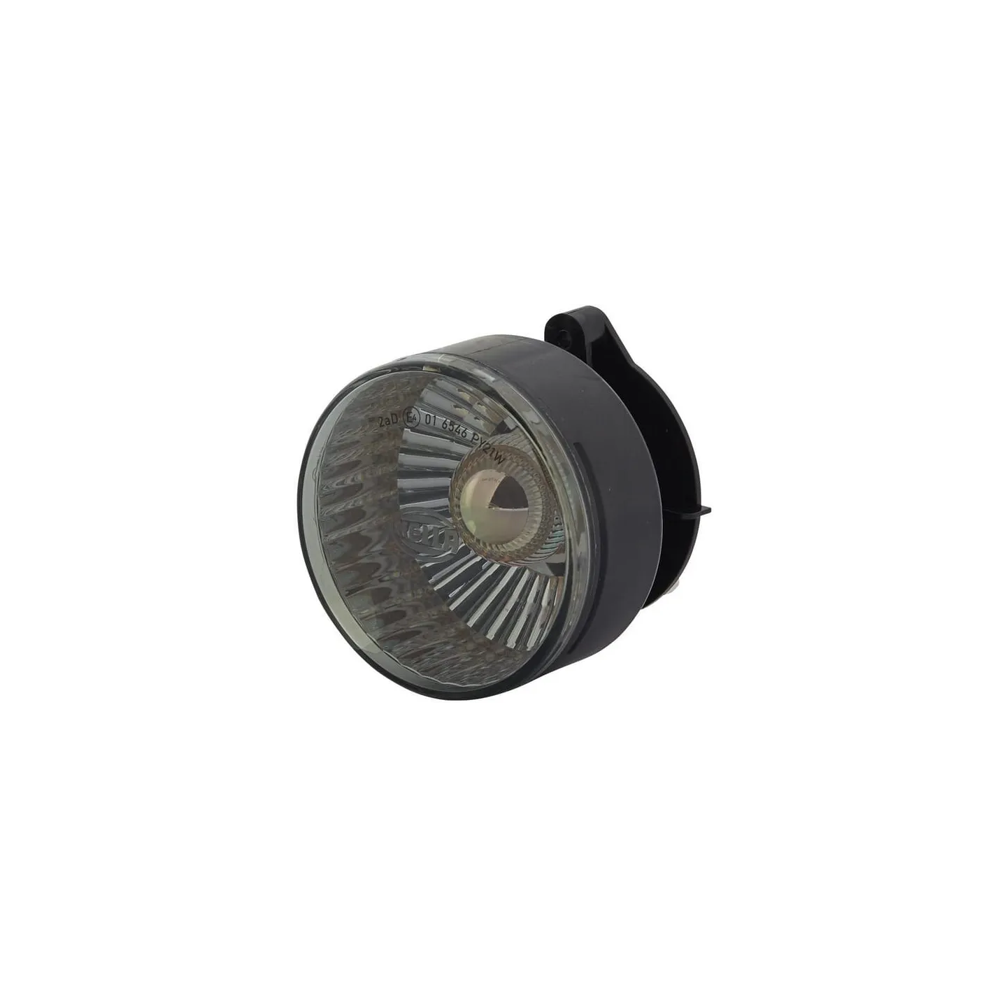 Gaismas indikators 21W, apaļš, 12V, dzeltens/pelēks, korpuss: sudrabs, ieskrūvēts, 66mm AMP spraudnis, 2BA009001191 Hella