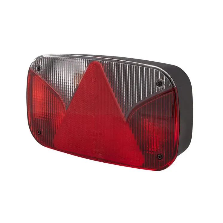 Rear light LH rectangular, 12V, red/amber, bolt on, 247x60x138mm,   2VA998232291 Hella