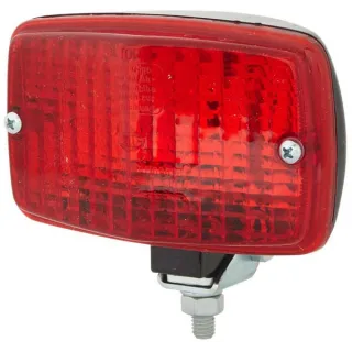 Miglas lukturis taisnstūrveida, 12V, sarkans, pieskrūvēts, 124x69x74mm, lāpstiņas spaile, 2NE002985001 Hella