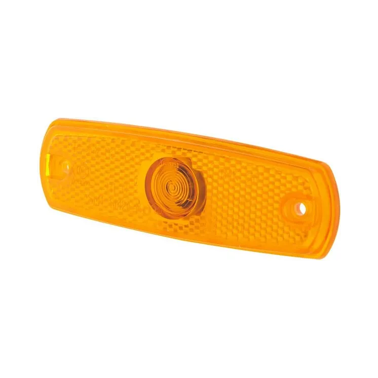 Gaismas gaisma 3W, taisnstūrveida, 24V, dzintara, korpuss: dzeltens, skrūvējams, 126x11x38mm, 2PS962964012 Hella