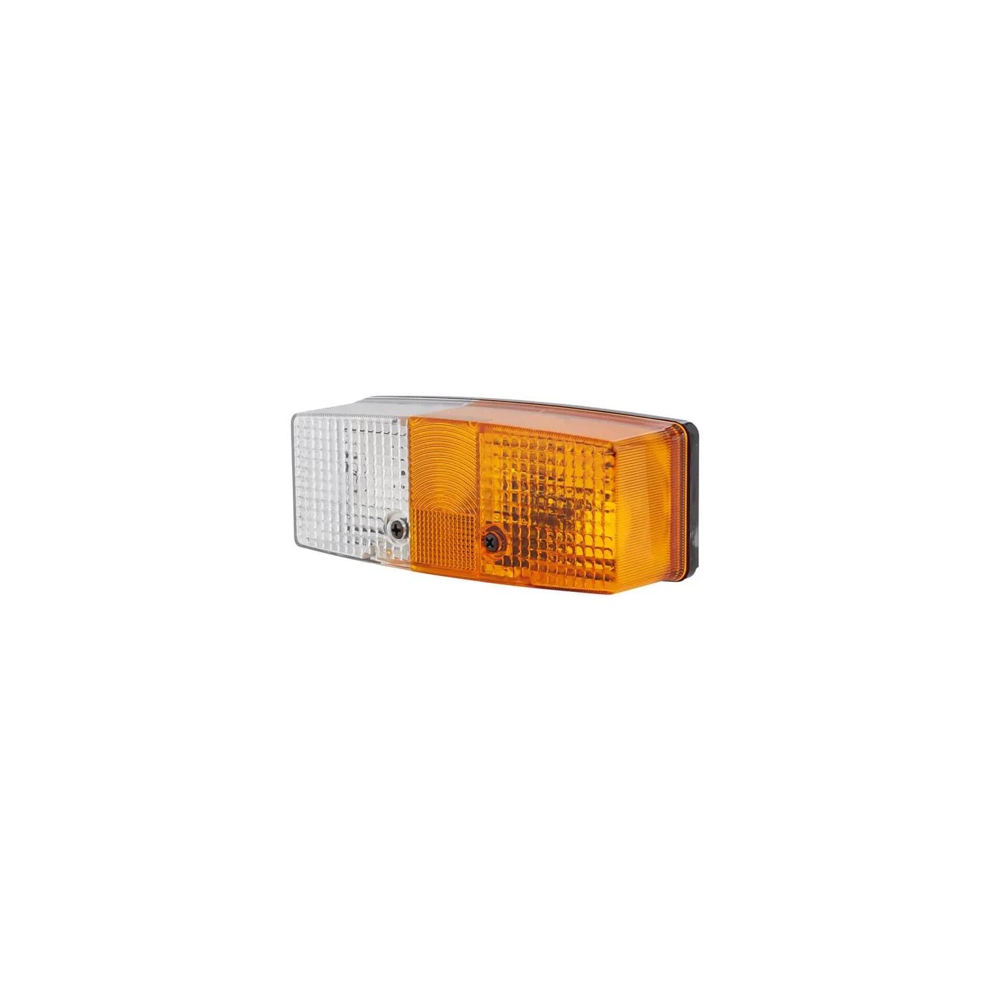 Virziena un gabarītgaisma LH 21/5W, taisnstūrveida, 12/24V, dzintara/caurspīdīga, pieskrūvēta, 158x51x64mm, 2BE003184051 Hella