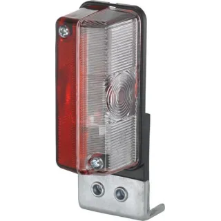 Gaismas gaismeklis 4W, taisnstūrveida, 12/24V, sarkans/balts, skrūvējams, 120x37x42mm, 2XS005020021 Hella