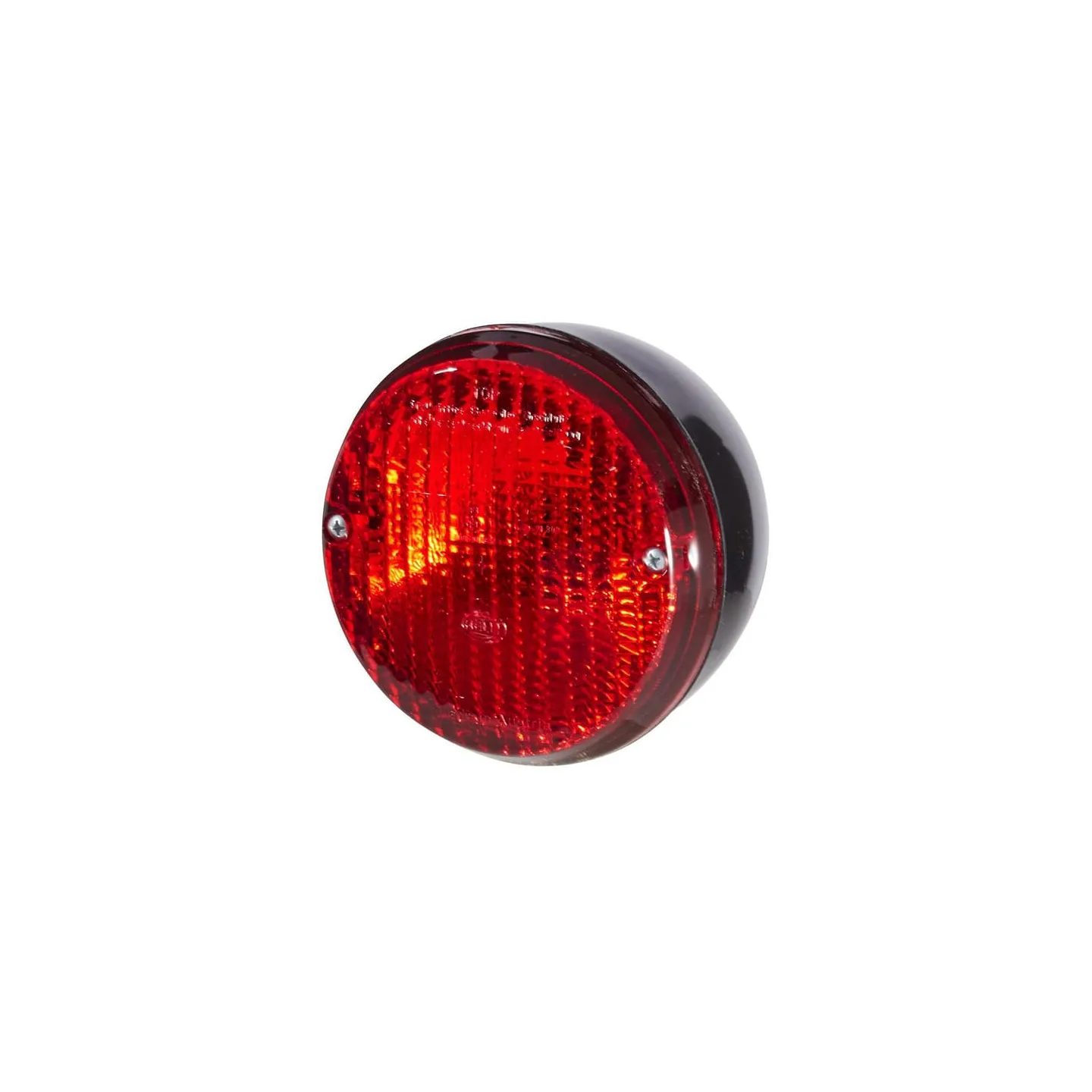Fog light round, 12/24V, red, bolt on,  140mm, Blade terminal,   2NE001423011 Hella