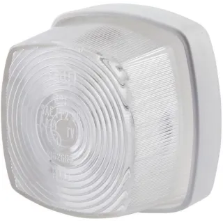Marķieris 5W, kvadrātveida, 12V, caurspīdīgs/balts, pieskrūvējams, 62x40x62mm, 2PF003057001 Hella