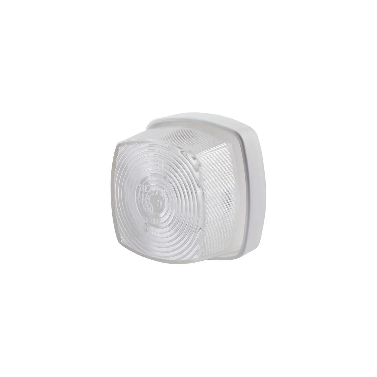 Marker light 5W, square, 12V, transparent/white, bolt on, 62x40x62mm,   2PF003057001 Hella