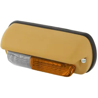 Direction and position light LH 18W, rectangular, 12V, amber/transparent, bolt on,   2BE001278011 Hella