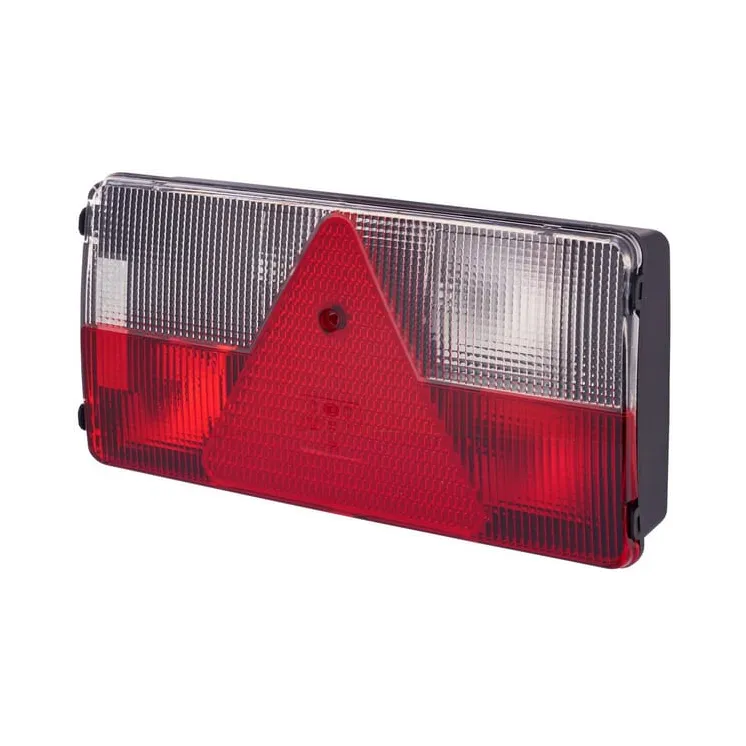 Rear light RH rectangular, 12V, red/orange/white, housing: grey, bolt on, 281x53.5x138.9mm,   2VB341032141 Hella