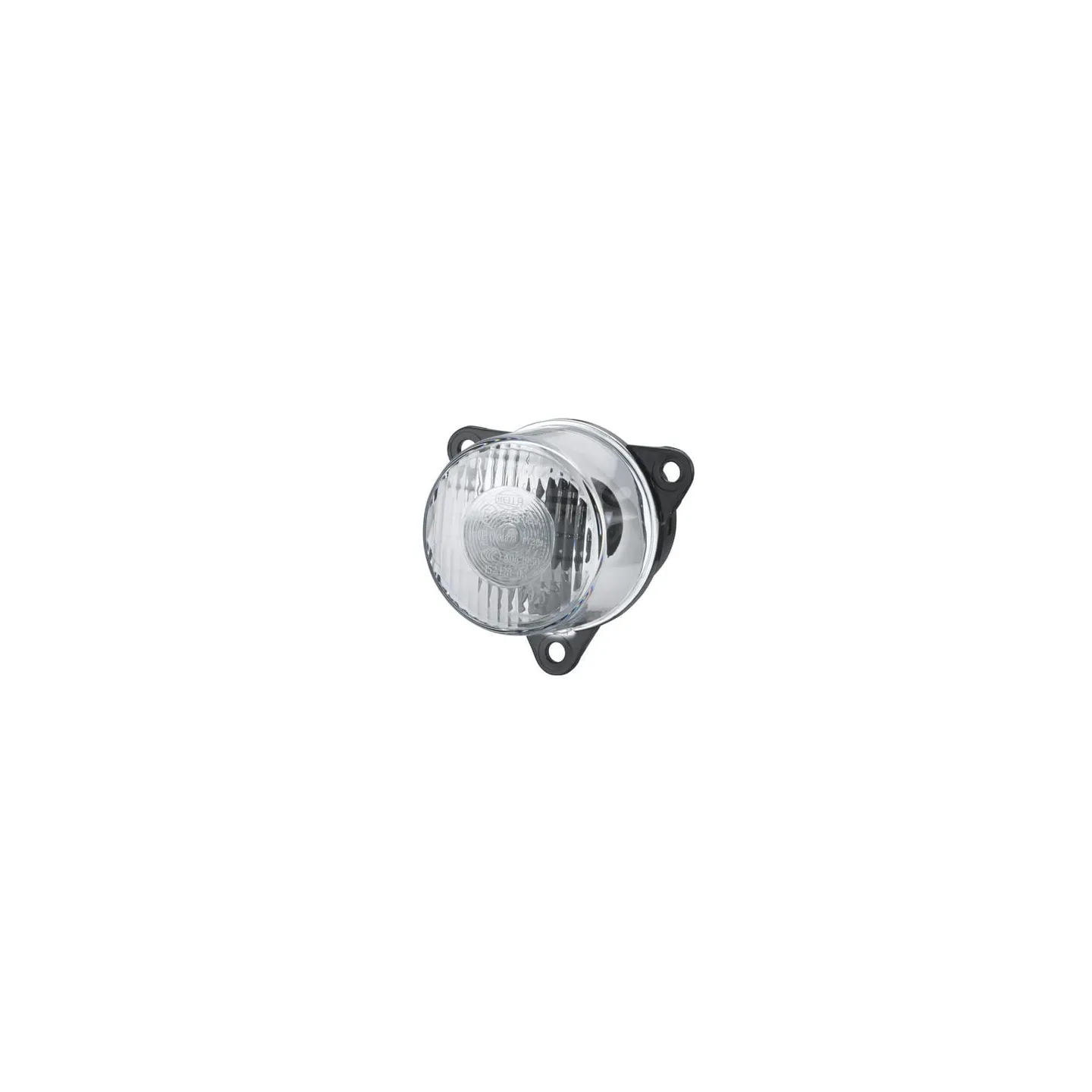 Indicator light 21W, round, 12/24V, amber/transparent, bolt on,  55mm,   2BA008221001 Hella