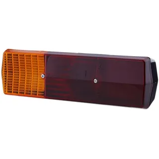 Rear light RH rectangular, 12/24V, amber/red, bolt on, 330x78x95mm,   2SD001688141 Hella