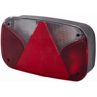Rear light RH rectangular, 12V, red/amber, bolt on, 247x60x138mm,   2VP998232261 Hella