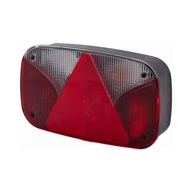 Rear light RH rectangular, 12V, red/amber, bolt on, 247x60x138mm,   2VP998232261 Hella