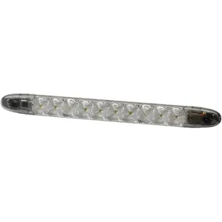 Salona apgaismojums LED, 3.60W, taisnstūrveida, 24V, balts, korpuss: pelēks, pieskrūvējams, 280x10x25.6mm, 10 LED, 2JA343606017 