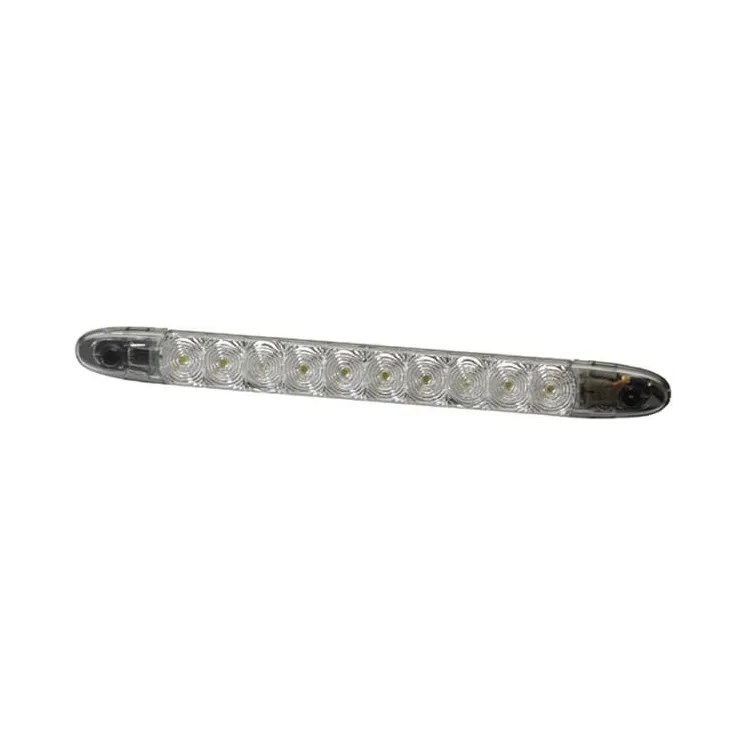 Interior light LED, 3.60W, rectangular, 24V, white, housing: grey, bolt on, 280x10x25.6mm, 10 LED's,   2JA343606017 Hella