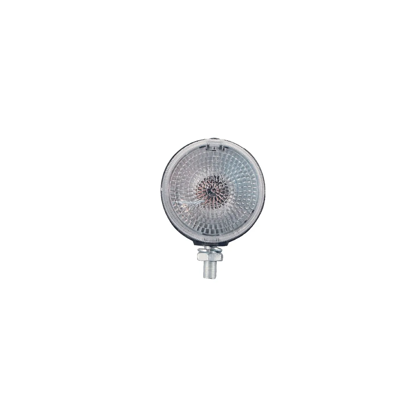 Marker light 5W, round, 12/24V, transparent, bolt on,  73mm,   2PF001648161 Hella
