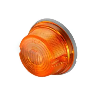 Indikatora gaisma 18W, apaļa, 12V, dzintara, skrūvējama, 80mm, 2BA001259611 Hella