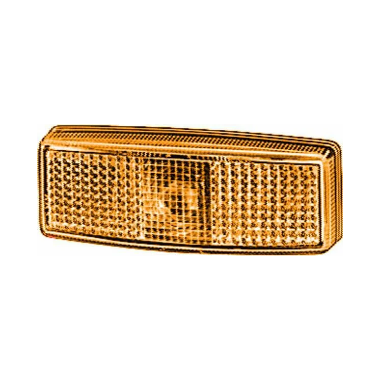 Gaismas gaismeklis 5W, taisnstūrveida, 12/24V, dzintara, skrūvējams, 110x25x40mm, 2PS006717031 Hella