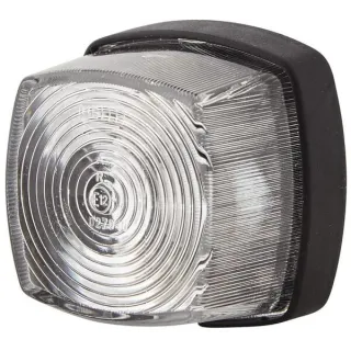 Marķieris 5W, kvadrātveida, 12V, caurspīdīgs, pieskrūvējams, 62x 2PF996112031 Hella