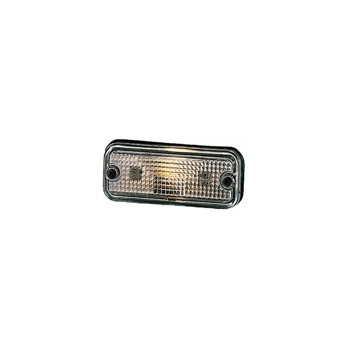 Marker light 5W, rectangular, 24V, white, bolt on, 100x  2PF961167021 Hella