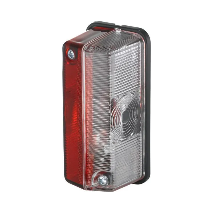 Marker light rectangular, 24V, red/white, bolt on,   2XS005020001 Hella