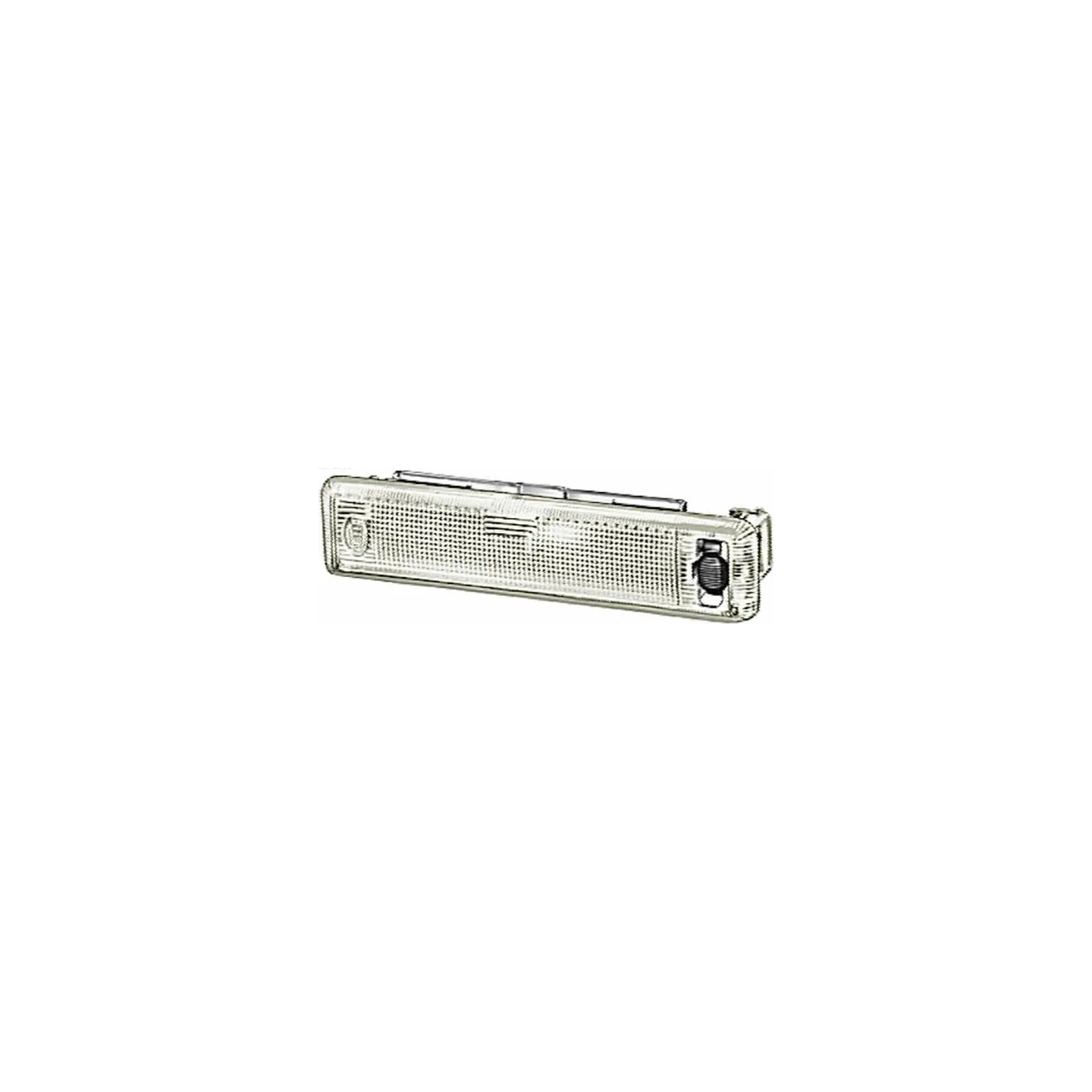 Salona apgaismojums taisnstūrveida, 12/24V, caurspīdīgs, skava, 30x30x133mm, 2JA001357002 Hella