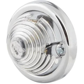 Marķieris 5W, apaļš, 12/24V, caurspīdīgs, pieskrūvējams, 70mm, 2PF997022011 Hella