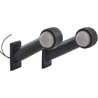 Marķieris 12V, sarkans/balts, pieskrūvēts, 2XS955232001 Hella