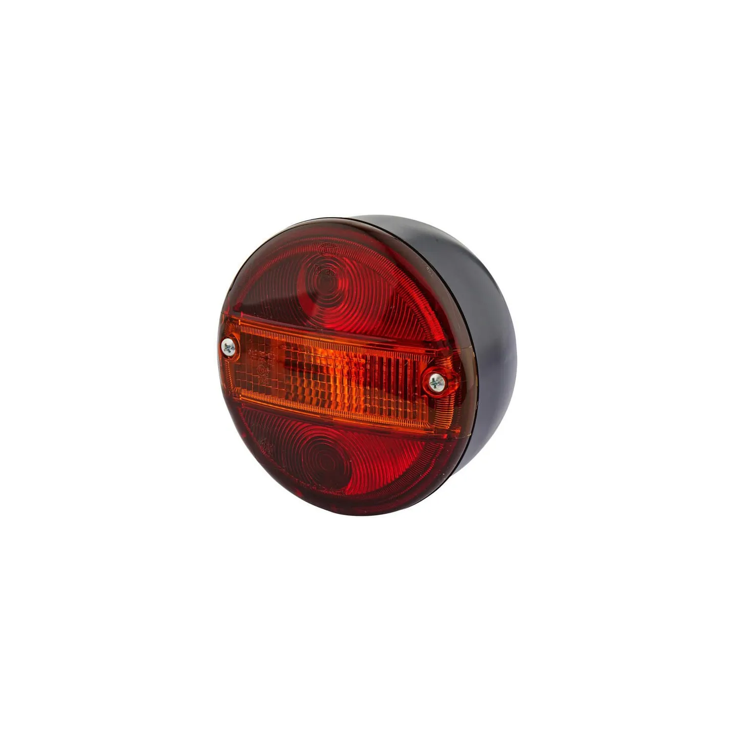 Rear light round, 12/24V, amber/red, bolt on,  140mm,   2SD001685211 Hella