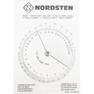 Sowing card NS 1/2/3/4/5000 V  370002403 Kongskilde
