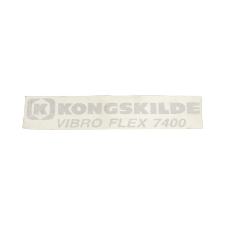 Decal Vibro Flex 7400  372006001 Kongskilde