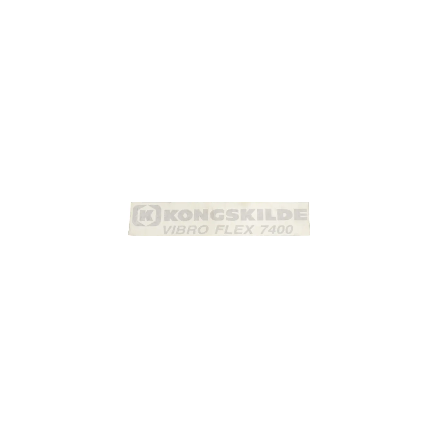 Decal Vibro Flex 7400  372006001 Kongskilde