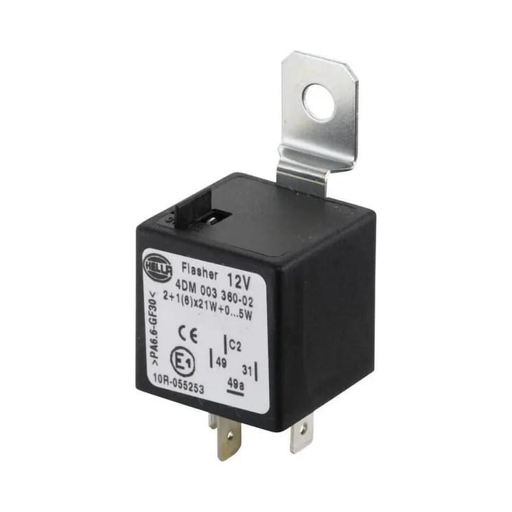 Flasher relay 12V  4DM003360021 Hella 4DM003360001
