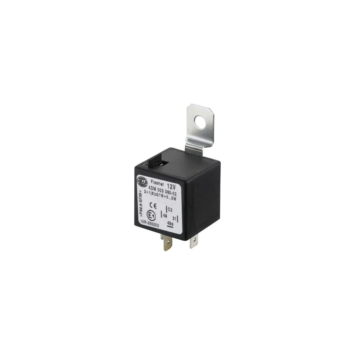 Flasher relay 12V  4DM003360021 Hella 4DM003360001