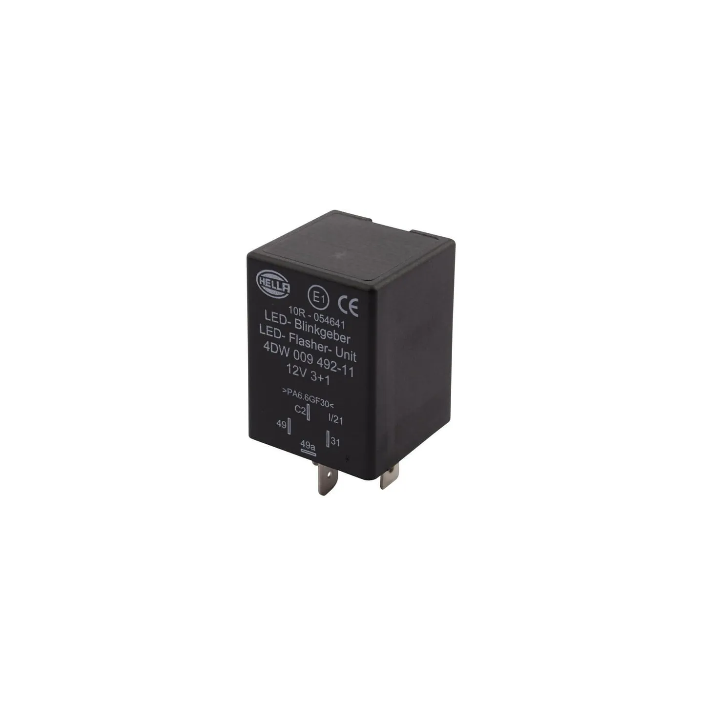 Flasher relay LED 4 polig 12V  4DW009492111 Hella VLC2526