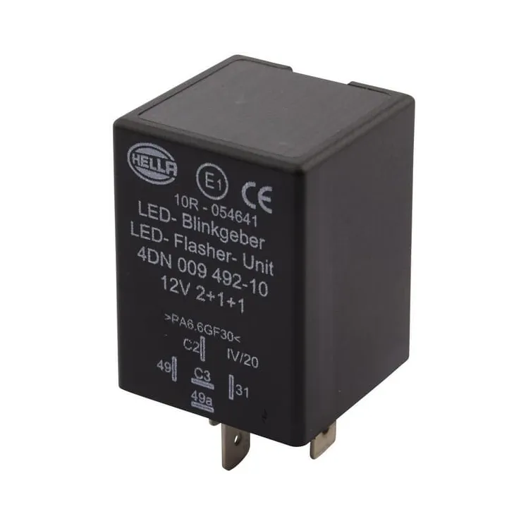 Flasher relay LED 5 polig 12V  4DN009492101 Hella