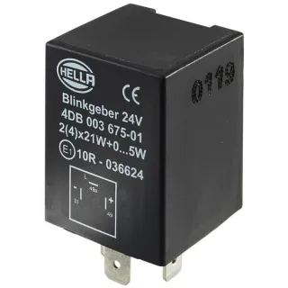 Flasher unit 3pin 24V  4DB003675011 Hella