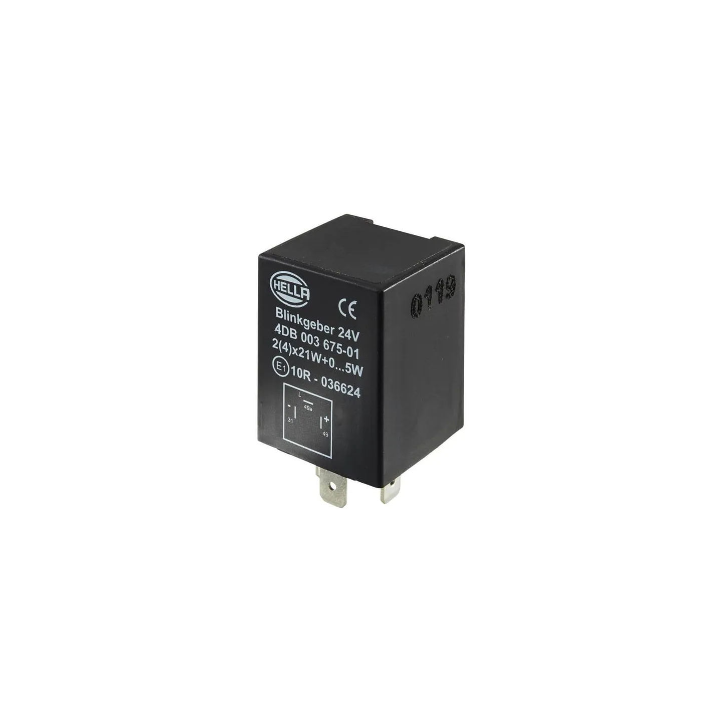 Zibspuldzes bloks 3 kontaktu 24V 4DB003675011 Hella