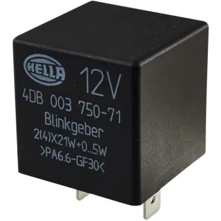 Zibspuldzes relejs 12V, 3 kontaktu 4DB003750711 Hella