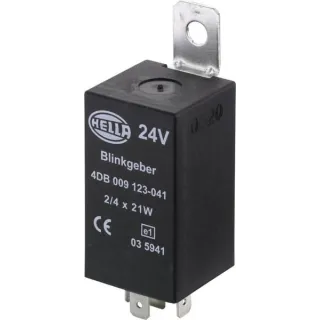 Zibspuldzes relejs 24V, 4 kontaktu 4DB009123041 Hella