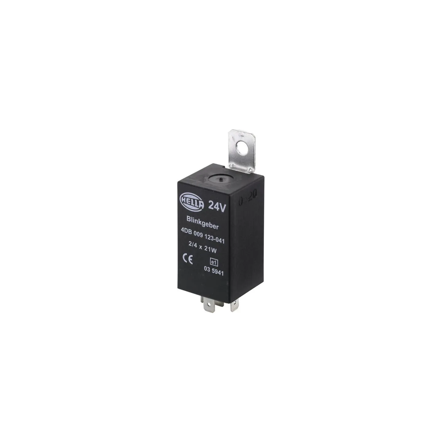 Zibspuldzes relejs 24V, 4 kontaktu 4DB009123041 Hella