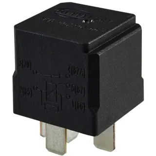 Relejs Galvenā strāva 24V 20/10A 4RD007903001 Hella